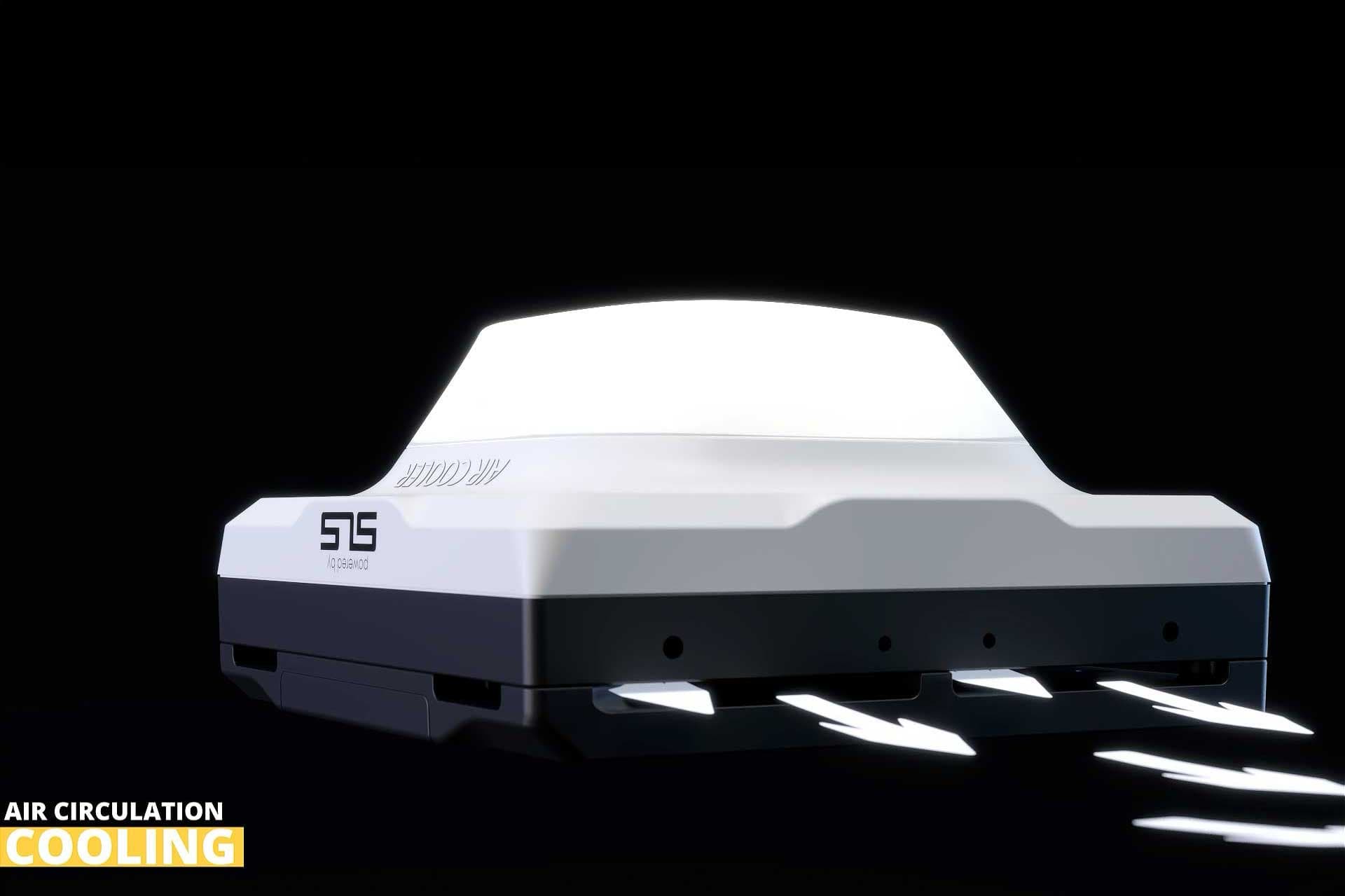 Animation 3D de produit, vidéo : lampe LED Maiori